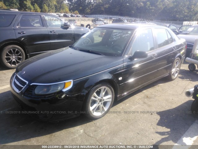 YS3ED49G773505147 - 2007 SAAB 9-5 2.3T BLACK photo 2