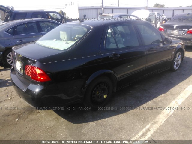 YS3ED49G773505147 - 2007 SAAB 9-5 2.3T BLACK photo 4