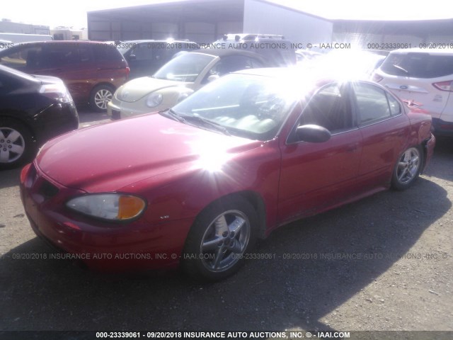 1G2NF52E94C163457 - 2004 PONTIAC GRAND AM SE1 RED photo 2