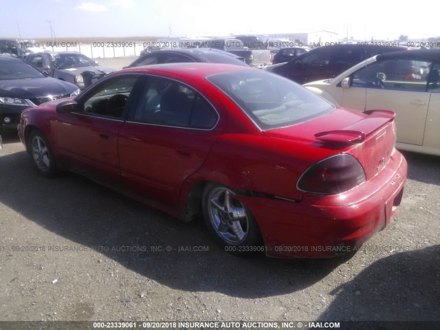 1G2NF52E94C163457 - 2004 PONTIAC GRAND AM SE1 RED photo 3