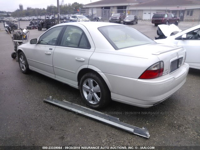 1LNFM87A26Y633584 - 2006 LINCOLN LS WHITE photo 3