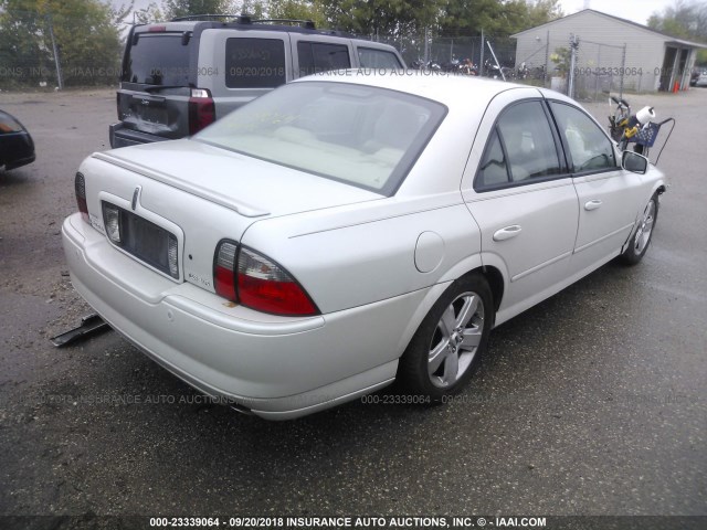 1LNFM87A26Y633584 - 2006 LINCOLN LS WHITE photo 4