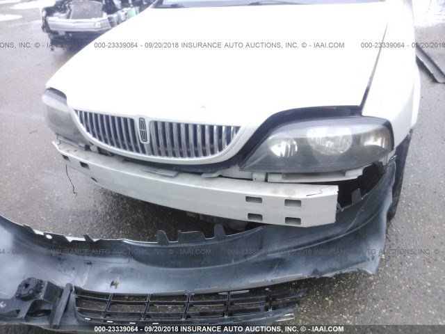 1LNFM87A26Y633584 - 2006 LINCOLN LS WHITE photo 6