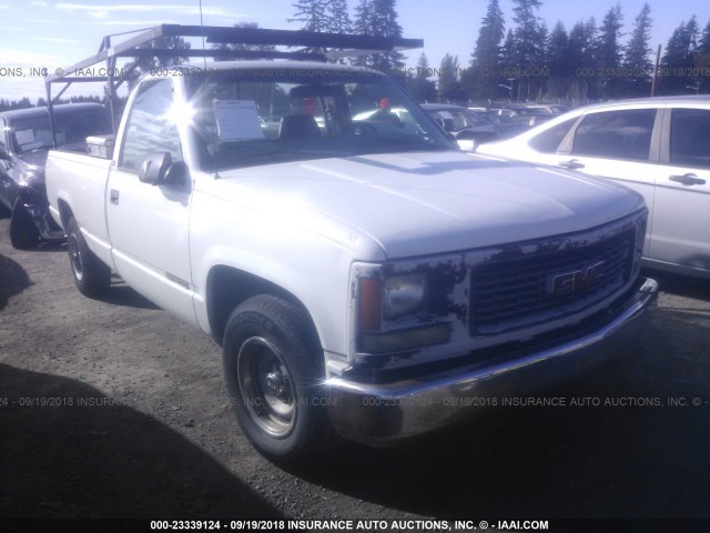 1GTEC14W6VZ531093 - 1997 GMC SIERRA C1500 WHITE photo 1