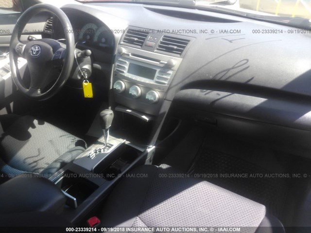 4T1BE46K87U158563 - 2007 TOYOTA CAMRY NEW GENERAT CE/LE/XLE/SE RED photo 5