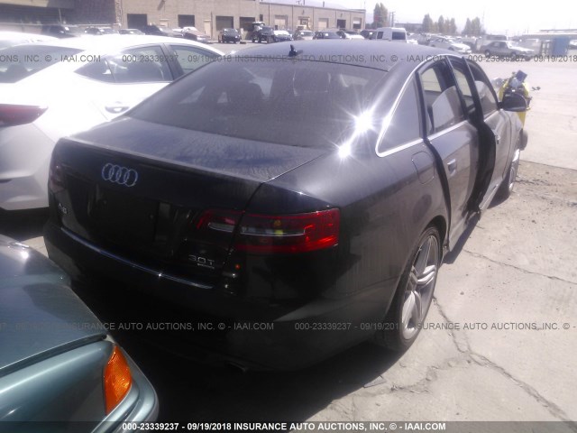 WAUKGAFB9BN021368 - 2011 AUDI A6 PRESTIGE შავი ფოტო 4