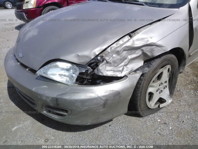 1G1JF524727414329 - 2002 CHEVROLET CAVALIER LS TAN photo 6