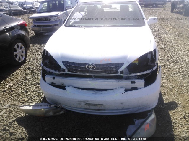 JTDBE32K430145959 - 2003 TOYOTA CAMRY LE/XLE Ақ фото 6