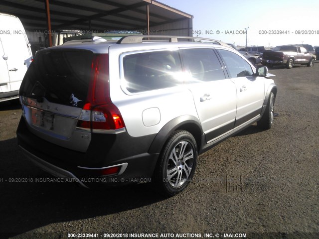 YV440MBB5F1196458 - 2015 VOLVO XC70 T5/PREMIER SILVER photo 4