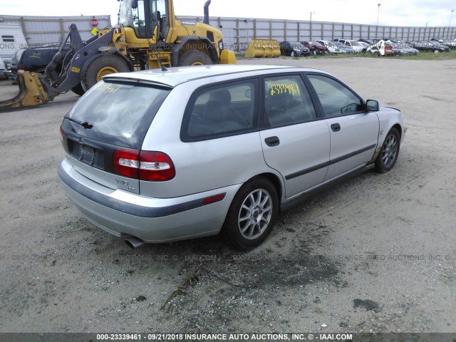 YV1VW29551F727190 - 2001 VOLVO V40 1.9T SILVER photo 4