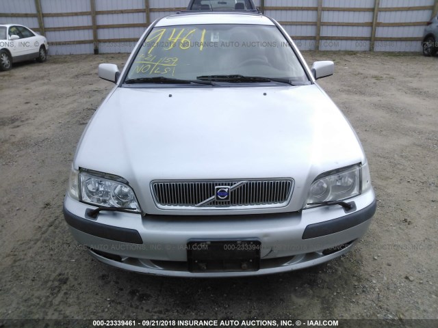 YV1VW29551F727190 - 2001 VOLVO V40 1.9T SILVER photo 6