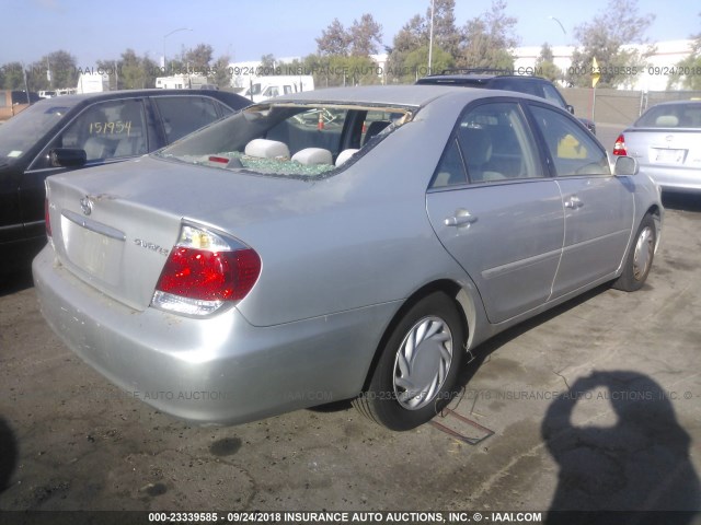 4T1BE32K15U409971 - 2005 TOYOTA CAMRY LE/XLE/SE Күміс фото 4