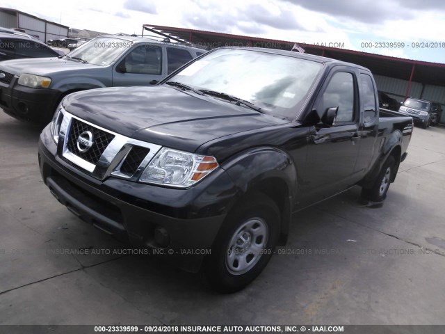 1N6BD0CT1HN769816 - 2017 NISSAN FRONTIER S/SV BLACK photo 2