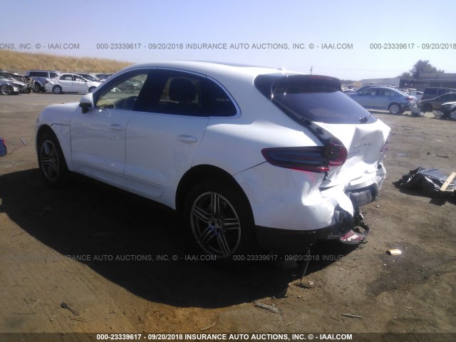 WP1AB2A5XFLB61076 - 2015 PORSCHE MACAN S WHITE photo 3