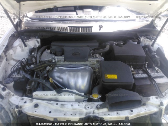4T1BF1FK2EU785641 - 2014 TOYOTA CAMRY L/SE/LE/XLE თეთრი ფოტო 10