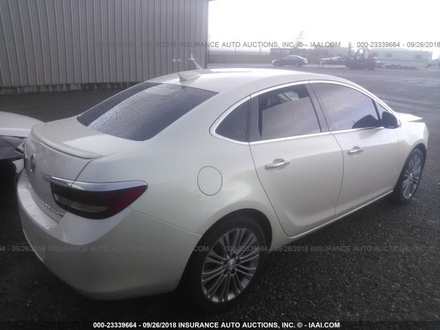 1G4PT5SV3F4185380 - 2015 BUICK VERANO PREMIUM WHITE photo 4