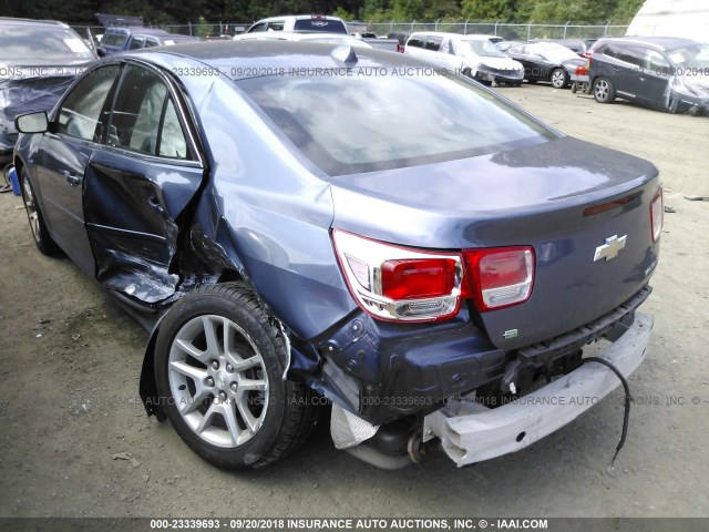 1G11C5SL2EF256721 - 2014 CHEVROLET MALIBU 1LT BLUE photo 3