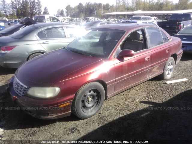 W06VR52R9XR083133 - 1999 CADILLAC CATERA MAROON photo 2