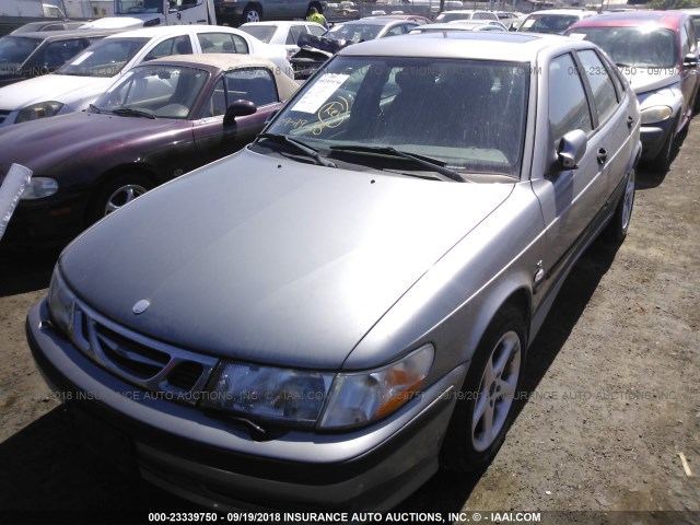 YS3DF58K522020358 - 2002 SAAB 9-3 SE SILVER photo 2