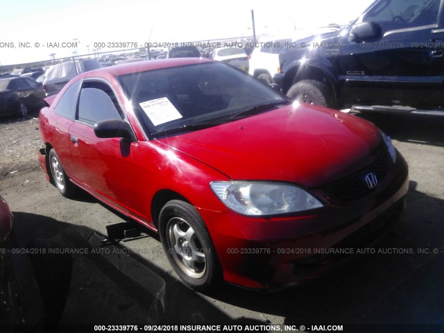 1HGEM22135L029799 - 2005 HONDA CIVIC DX VP Qırmızı foto 1
