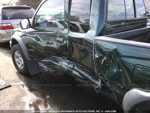 5TESN92N01Z845052 - 2001 TOYOTA TACOMA XTRACAB PRERUNNER მწვანე ფოტო 6