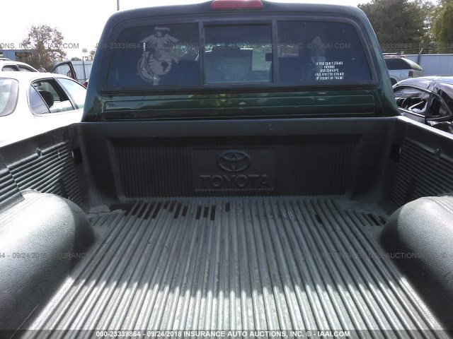 5TESN92N01Z845052 - 2001 TOYOTA TACOMA XTRACAB PRERUNNER მწვანე ფოტო 8