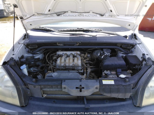 KM8JN72DX6U340459 - 2006 HYUNDAI TUCSON GLS/LIMITED 银色 照片 10