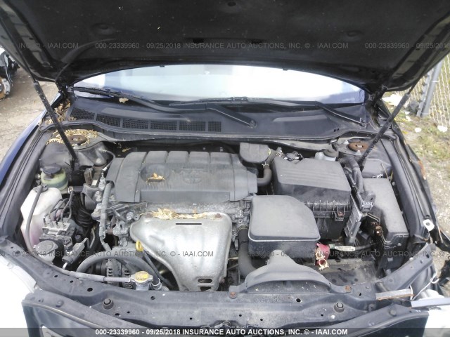 4T4BF3EK7BR155788 - 2011 TOYOTA CAMRY SE/LE/XLE BLACK photo 10