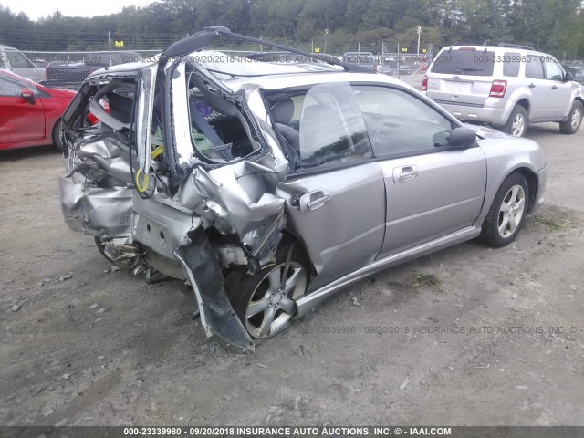 JF1GG67666H803998 - 2006 SUBARU IMPREZA 2.5I SPORTS WAGON GRAY photo 4