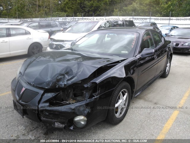 2G2WP522351139637 - 2005 PONTIAC GRAND PRIX BLACK photo 2