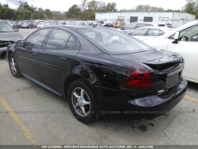 2G2WP522351139637 - 2005 PONTIAC GRAND PRIX BLACK photo 3