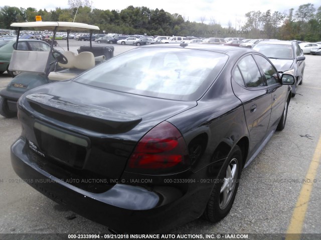 2G2WP522351139637 - 2005 PONTIAC GRAND PRIX BLACK photo 4