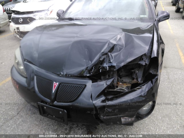 2G2WP522351139637 - 2005 PONTIAC GRAND PRIX BLACK photo 6
