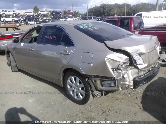 4T1BB46K29U105966 - 2009 TOYOTA CAMRY HYBRID TAN photo 3