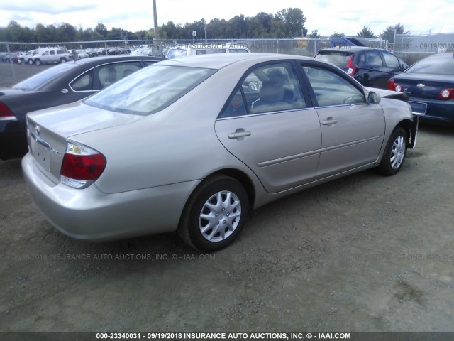 4T1BE32K15U630664 - 2005 TOYOTA CAMRY LE/XLE/SE Алтын фото 4
