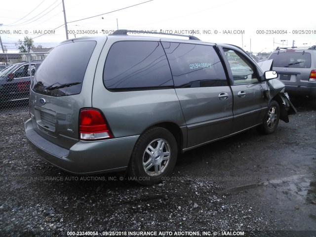 2FMZA52276BA25366 - 2006 FORD FREESTAR SEL GRAY photo 4