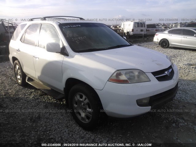 2HNYD18272H512835 - 2002 ACURA MDX WHITE photo 1