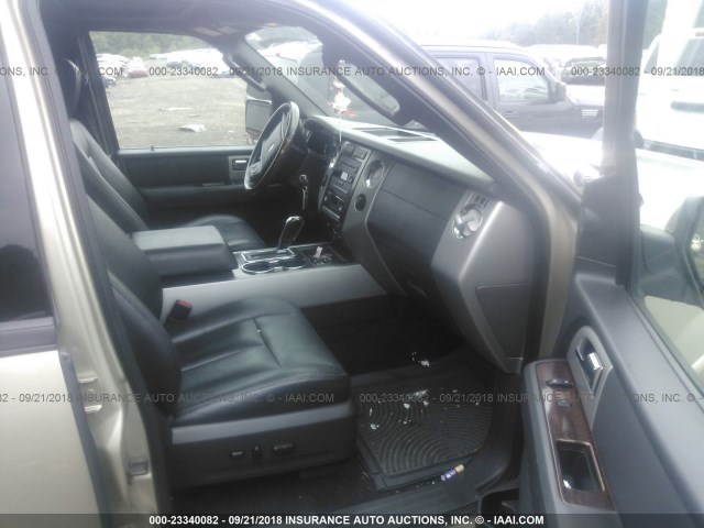 1FMFU20567LA89650 - 2007 FORD EXPEDITION LIMITED GOLD photo 5