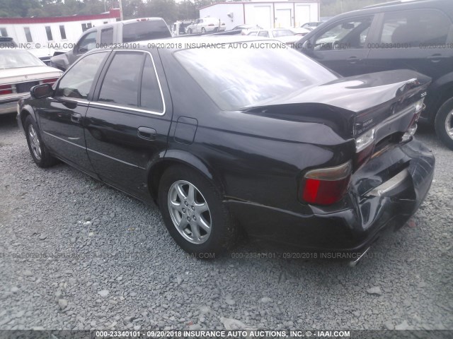 1G6KY5491XU926128 - 1999 CADILLAC SEVILLE STS BLACK photo 3