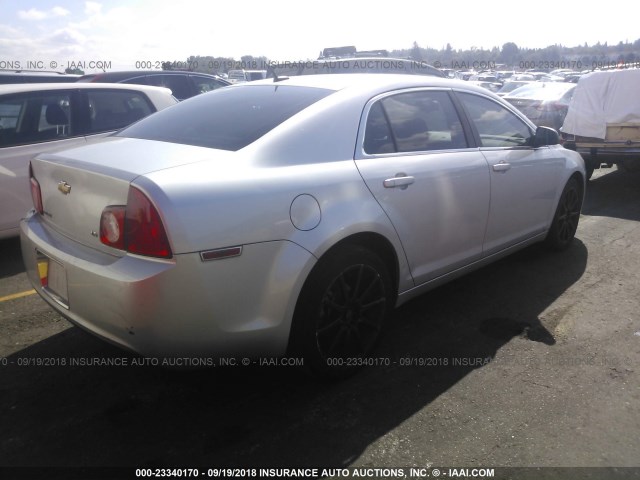1G1ZG57N594239866 - 2009 CHEVROLET MALIBU LS Gümüş foto 4
