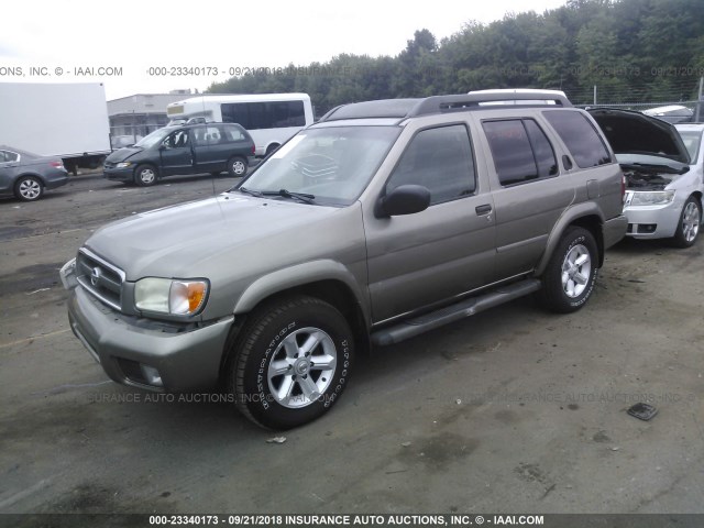 JN8DR09Y03W829415 - 2003 NISSAN PATHFINDER LE/SE TAN photo 2