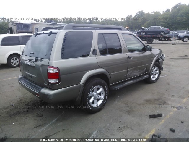 JN8DR09Y03W829415 - 2003 NISSAN PATHFINDER LE/SE TAN photo 4