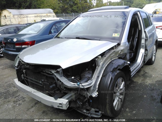 5J8TB1H2XAA006288 - 2010 ACURA RDX SILVER photo 6