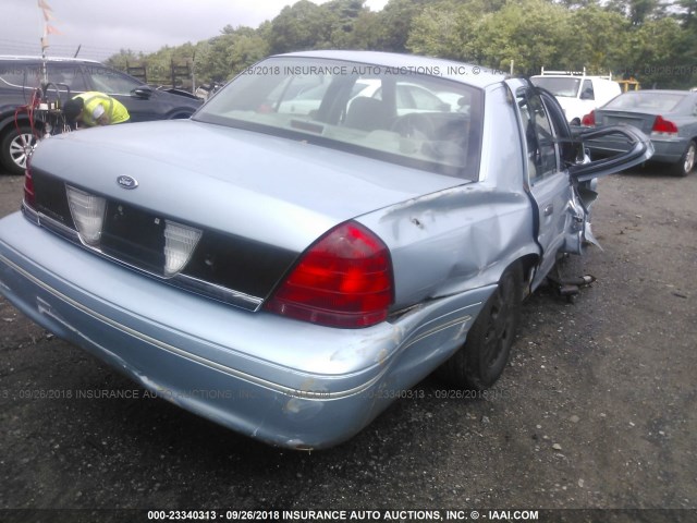 2FAFP74W55X127208 - 2005 FORD CROWN VICTORIA LX Light Blue photo 4