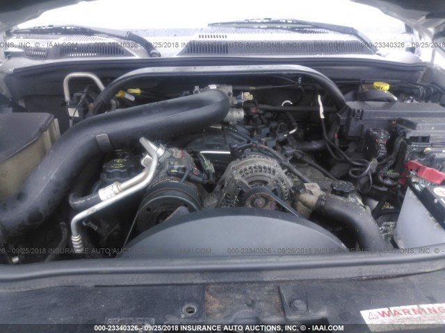 1J8HG48NX6C145083 - 2006 JEEP COMMANDER SILVER photo 10