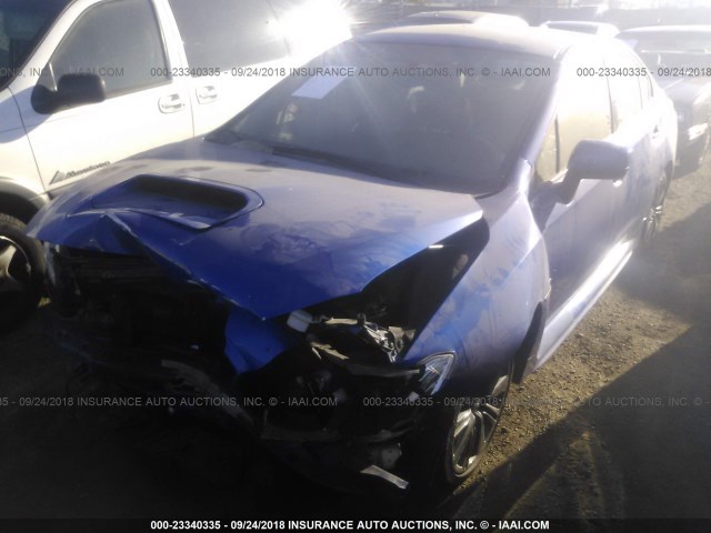 JF1VA1B67H9833933 - 2017 SUBARU WRX BLUE photo 6