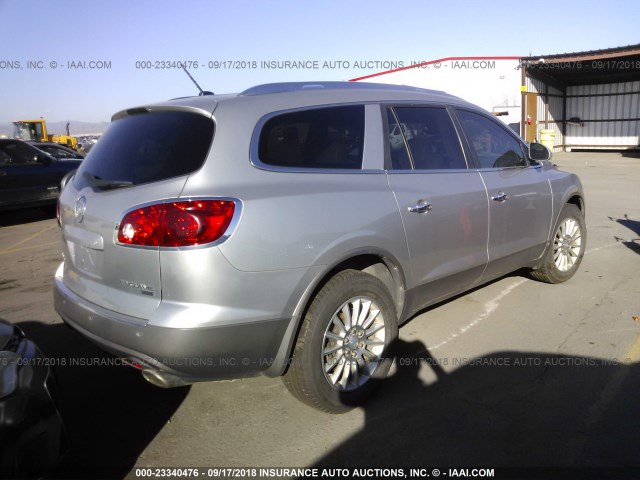 5GAEV23728J172646 - 2008 BUICK ENCLAVE CXL SILVER photo 4