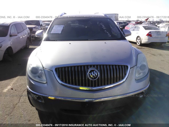 5GAEV23728J172646 - 2008 BUICK ENCLAVE CXL SILVER photo 6