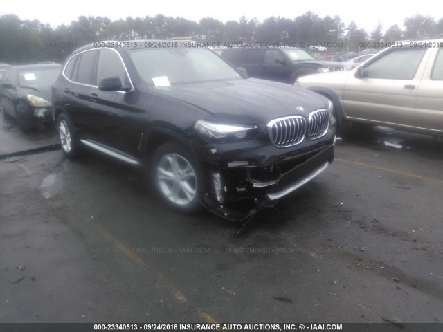 5UXTR7C5XKLF27128 - 2019 BMW X3 SDRIVE30I BLACK photo 1