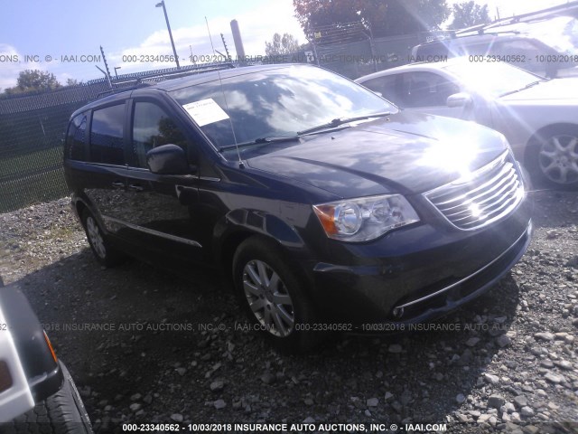 2C4RC1BG7DR647859 - 2013 CHRYSLER TOWN & COUNTRY TOURING BLUE photo 1